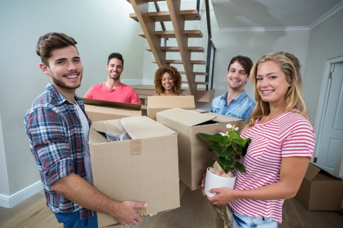 Movers helping with a home move in Westcombe Park