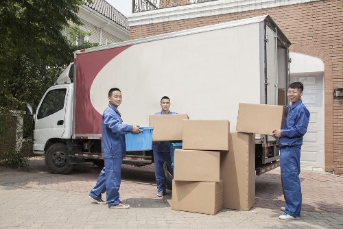Removal team helping with a home move in Westcombe Park