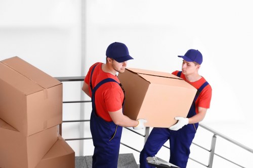 Man with van removal service helping a local move in Westcombe Park