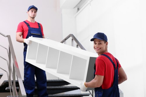 Office and furniture transport using a removal van in Westcombe Park