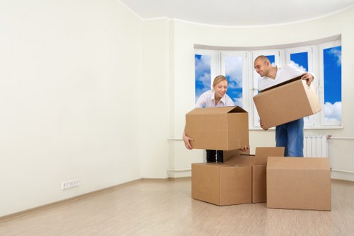 Local moving team assisting with a flat removal in Westcombe Park