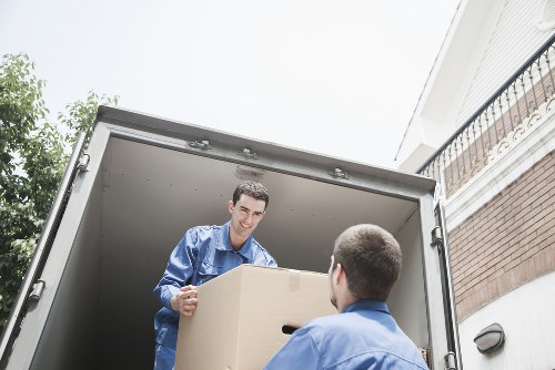 Furniture collection and delivery van in Westcombe Park