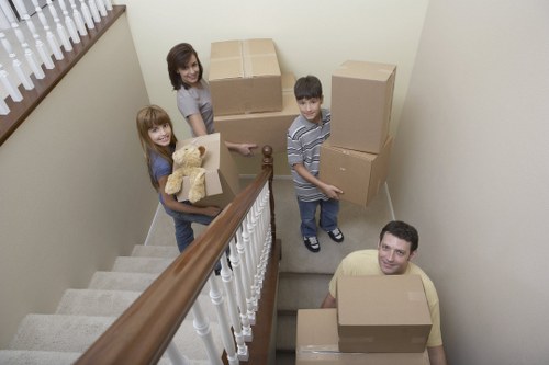 Professional man and van service handling local relocation items